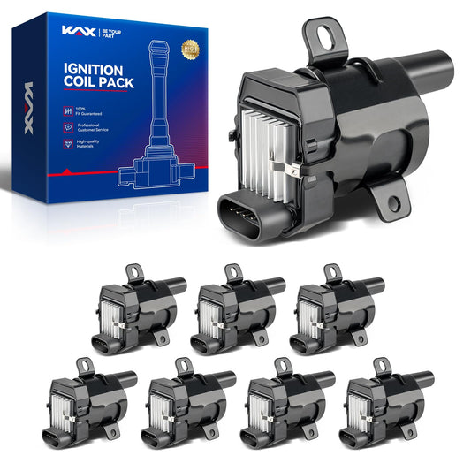 KAX Pack of 8 Ignition Coil Set for Pack of Fit for Chevy GMC Chevrolet Silverado 1500 2500 3500 Tahoe Suburban Express Sierra S