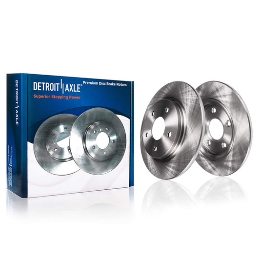 Detroit Axle - Rear Brake Rotors for Chrysler Town & Country Dodge Grand Caravan Journey Ram C/V VW Routan Disc Brake Rotors Rep